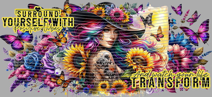 16oz Sunflower Girl-SU-139